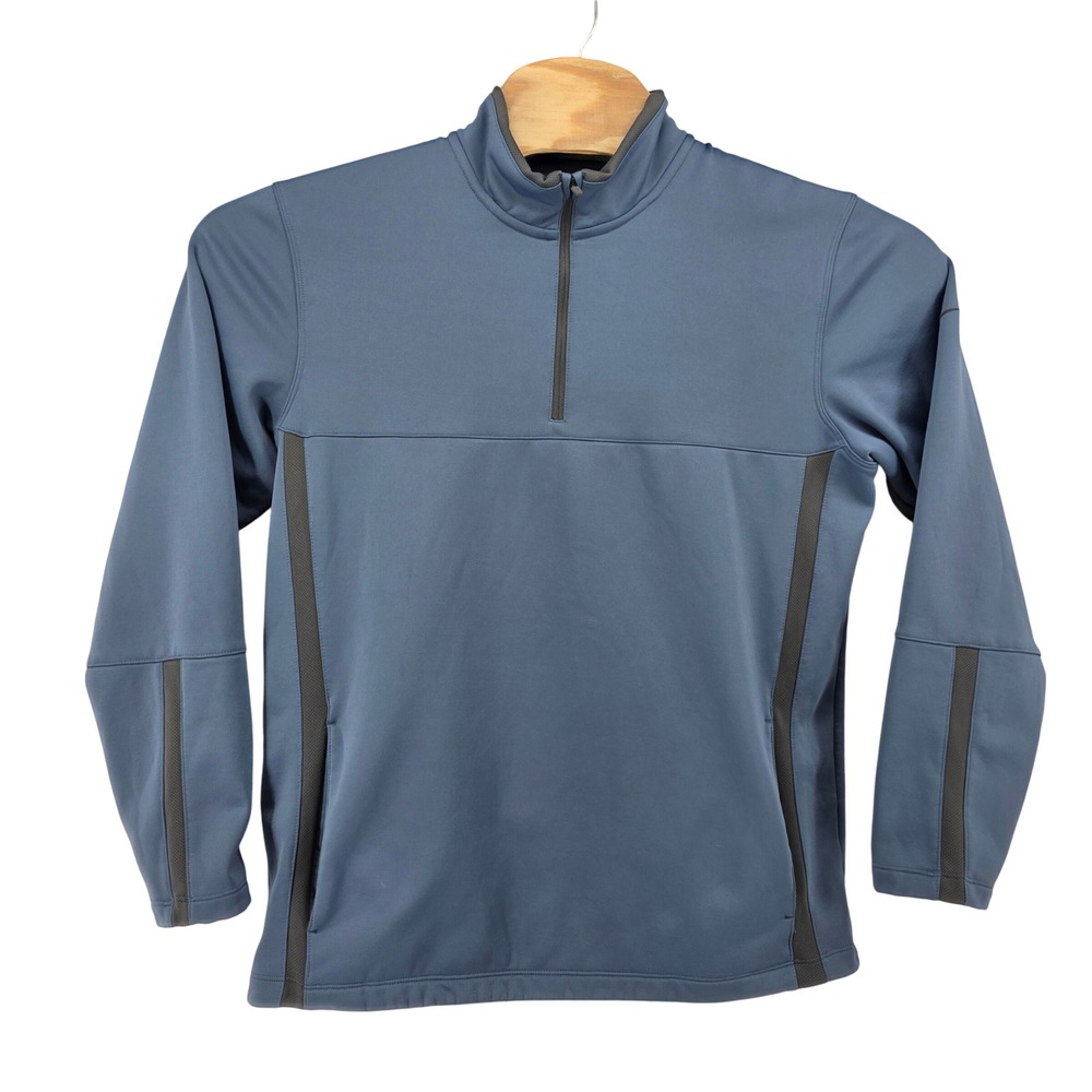 Nike Golf Therma-FIT Pullover Half Zip Blue‎ Men's Medium Athletic Jacket